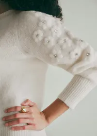 Pull Luke - Ecru Strass — view 3