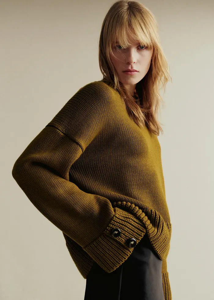 Pull Marin - Vert Olive