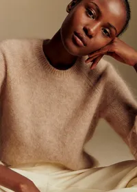 Pull Mélanie - Beige Chiné / Écru — view 2