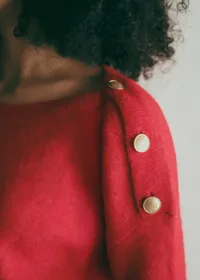 Pull Milann - Rouge Carmin — view 2