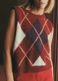 Pull Philly - Grenat Écru — view 3