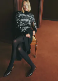 Pull Robin - Ecru Noir — view 3