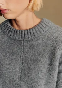 Pull Sama - Gris Moyen — view 2