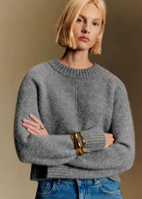 Pull Sama - Gris Moyen — view 3