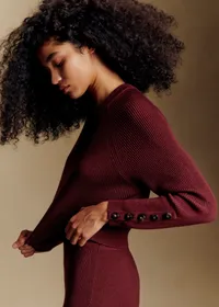 Pull Sami - Bordeaux — view 4