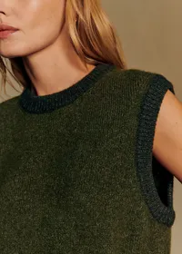 Pull Samuel - Vert Parfait / Vert Foncé — view 3