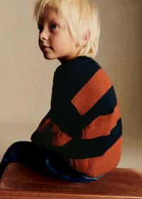 Pull Victor - Marine / Caramel — view 2
