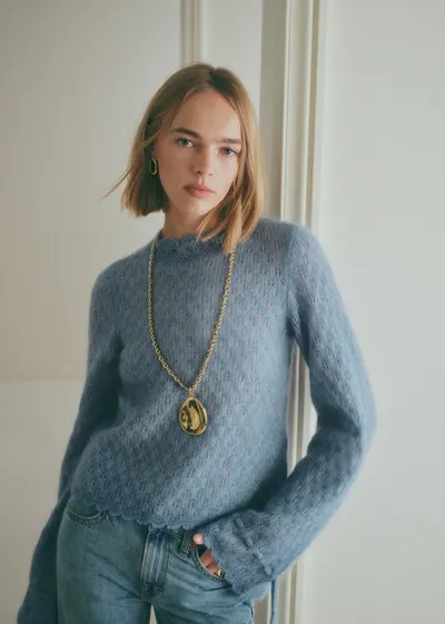 Pull Wanda - Bleu Vintage