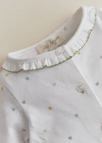 Pyjama Cléophée - Imprimé Coeur Croisillon Pastel — view 2