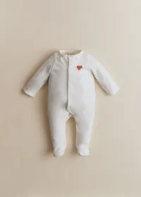 Pyjama La Chamade - Ecru / Rouge — view 2