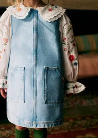 Robe Alexia - Denim bleu clair — view 2