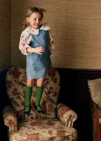 Robe Alexia - Denim bleu clair — view 3