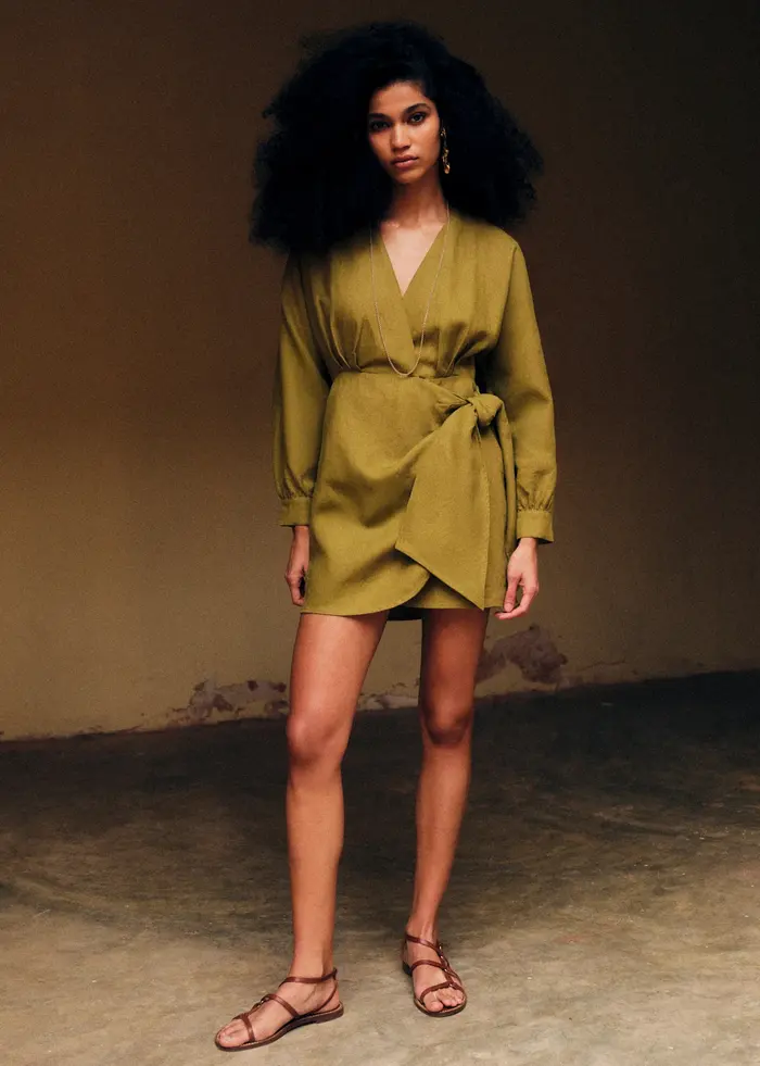 Robe ALICE - Olive Doré