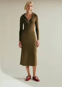 Robe Alina - Kaki — view 4