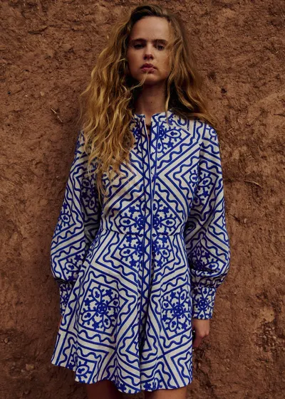 Robe Alizia - Bleu
