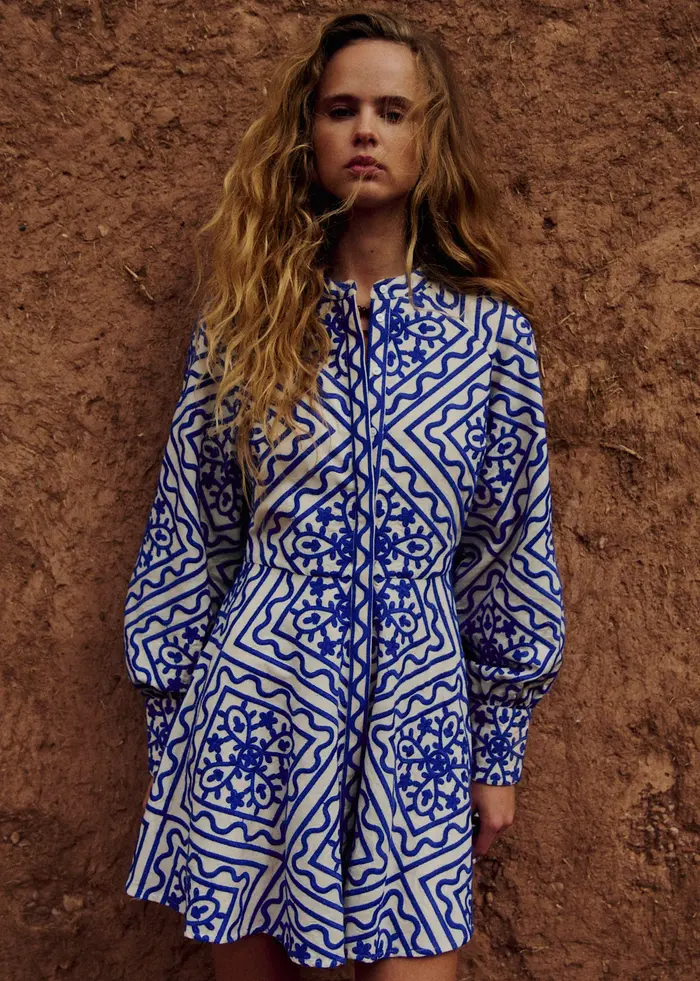 Robe Alizia - Bleu