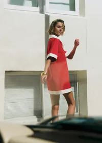 Robe Brittia - Rouge — view 2