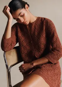 Robe ELISINA - Marron — view 2