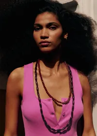 Robe Fabiola - Orchidée — view 3