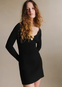 Robe Floriane - Noir — view 3