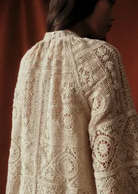 Robe Genevieve - Sézane x Baziszt - Ecru — view 2