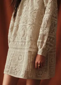 Robe Genevieve - Sézane x Baziszt - Ecru — view 3