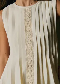 Robe GEORGETTE - Ecru — view 2