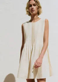 Robe GEORGETTE - Ecru — view 3