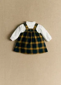 Robe Gigi - Carreaux Bleu Nuit — view 2