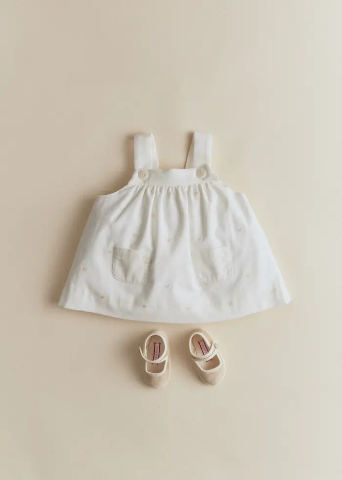 Robe Gigi - Crème / Coeur doux