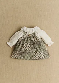 Robe Gigi - Petit Sézane x Antoinette Poisson - Imprimé Patchwork Dominote — view 5