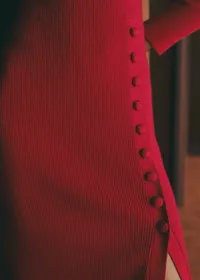 Robe Harper - Rouge Foncé — view 2