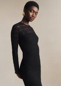 Robe Hildy - Dentelle Noire — view 2