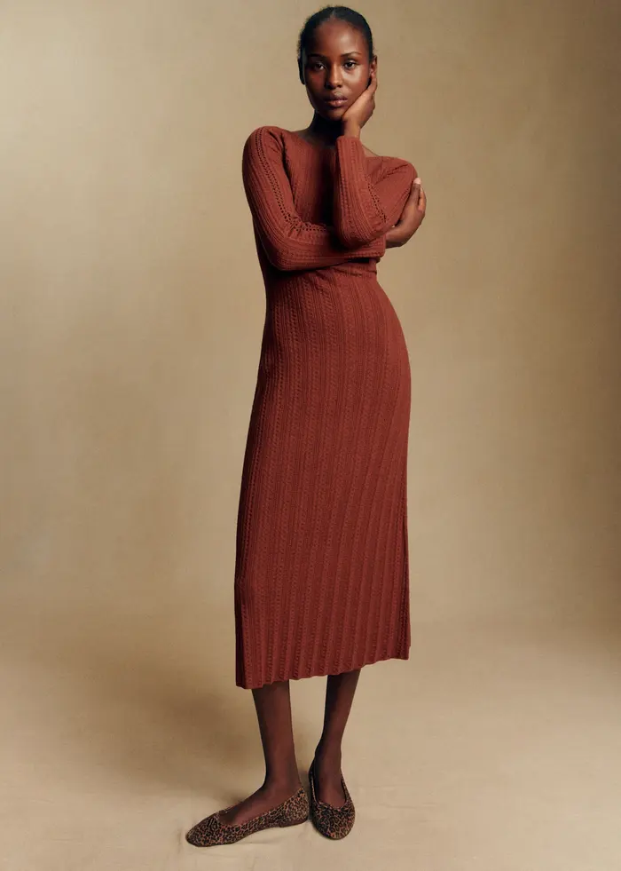 Robe Honorine - Brique