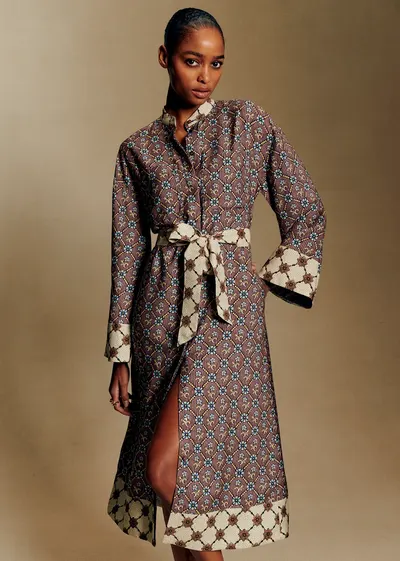 Robe Line - Sézane x Antoinette Poisson - Imprimé Coeur Garance