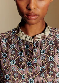Robe Line - Sézane x Antoinette Poisson - Imprimé Coeur Garance — view 2