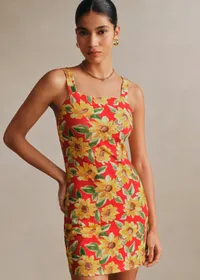 Robe Lison - Imprimé Tournesol — view 2