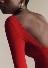 Robe Livie - Rouge Foncé — view 3