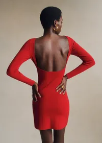 Robe Livie - Rouge Foncé — view 4