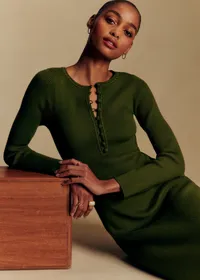 Robe Lorette - Vert Parfait — view 2