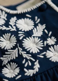 Robe Louise - Bleu Marine — view 2