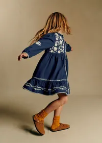 Robe Louise - Bleu Marine — view 2