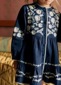 Robe Louise - Bleu Marine — view 4