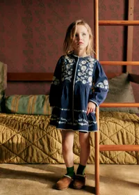 Robe Louise - Bleu Marine — view 5