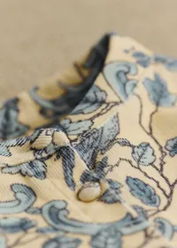 Robe Louise - Petit Sézane x Antoinette Poisson - Imprimé Oiseaux Bleus — view 2