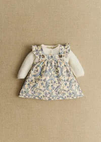 Robe Lucy - Petit Sézane x Antoinette Poisson - Imprimé Oiseaux Bleus — view 2