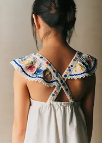 Robe Martha - Broderie Placée Spring — view 3