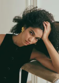 Robe Noémie - Velours Noir — view 3