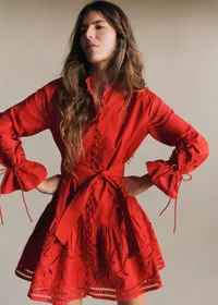 Robe Odette - Rouge — view 2