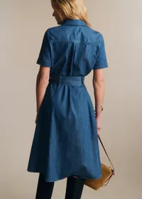 Robe Raquel - Bleu Moyen — view 3